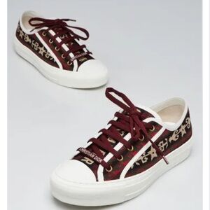 Christian Dior Multicolor Bohemian Embroidered Low Top Walk'N'Dior Sneakers